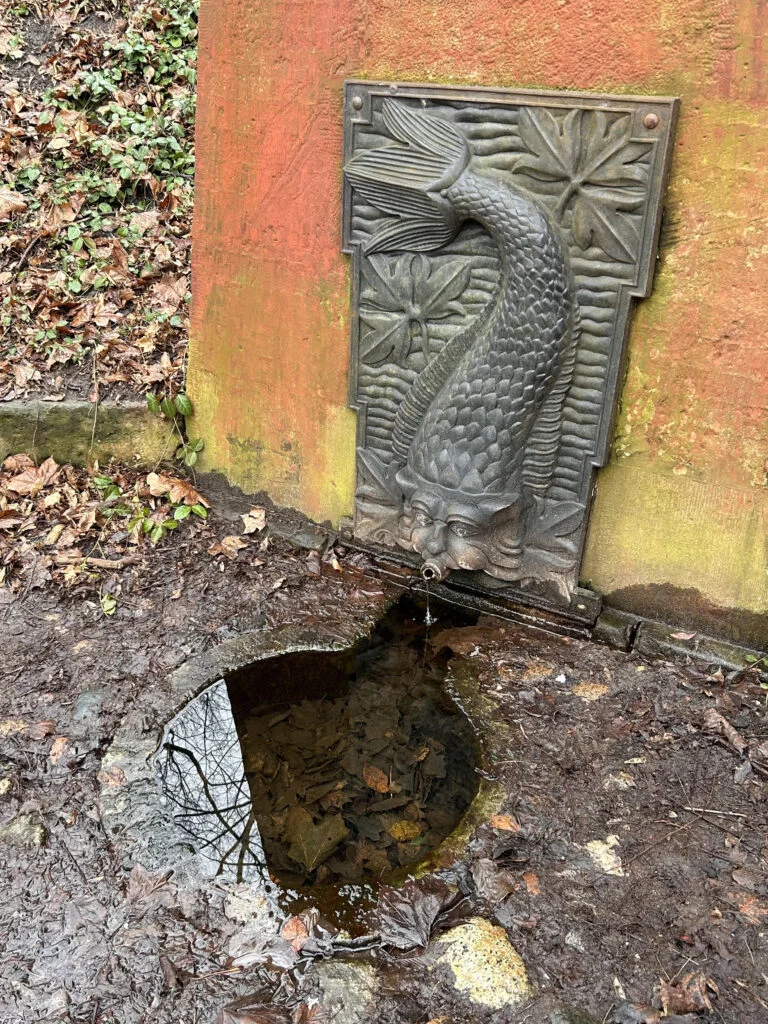 The Staszic Spring in Warsaw’s Bielany district, once used by local residents as a source of drinking water.