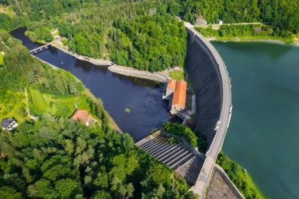 The Pilchowice Dam on the Bóbr River. Photo: Tauron press materials