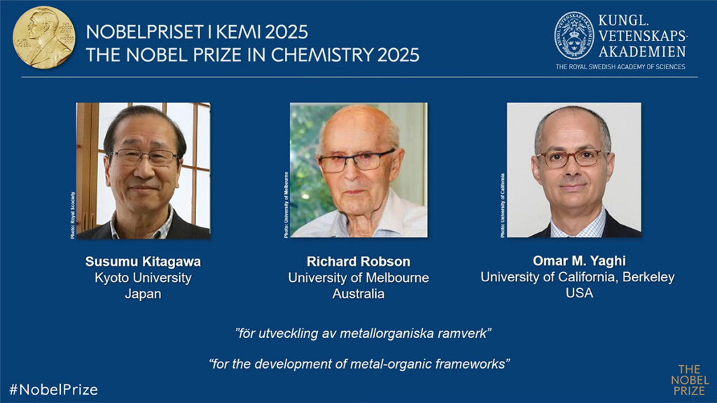 Nobel 2025 z chemii. Co potrafią szkielety metal...